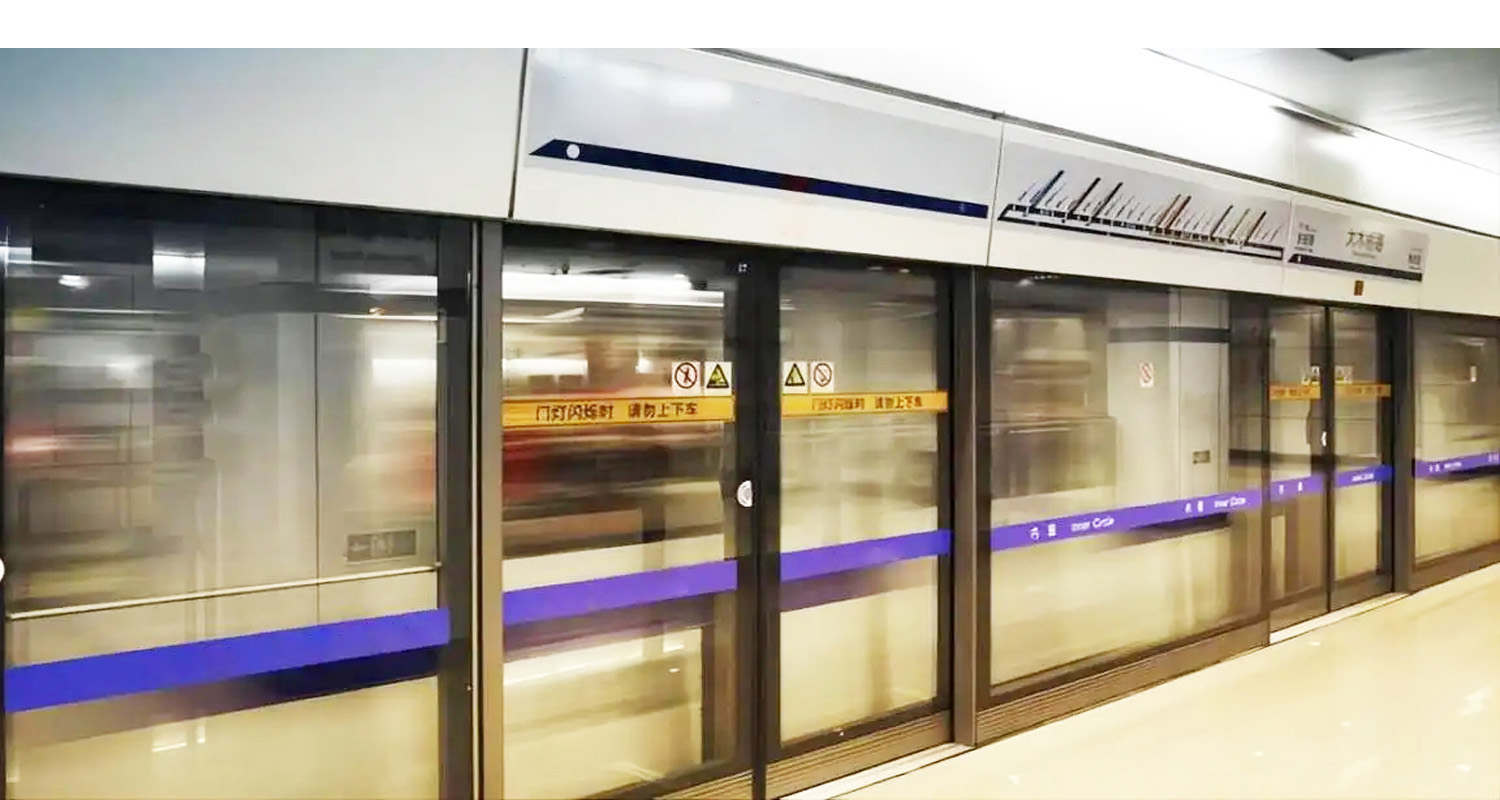 地铁可调通风型站台门模型展示 - 智能、动态沙盘 - 案例展示 - 上海鼎野实业有限公司